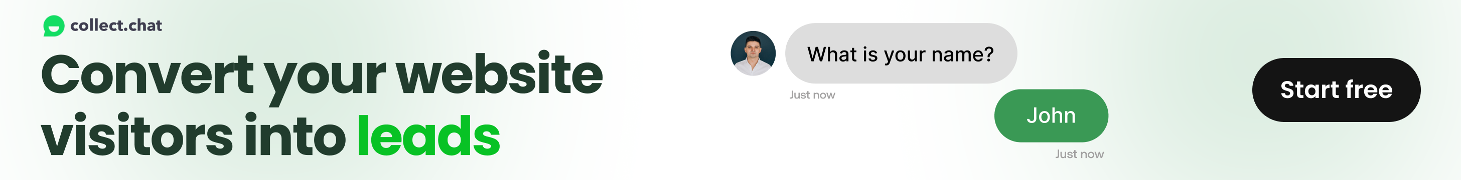 Convert your website visitors into leads with Collect.chat